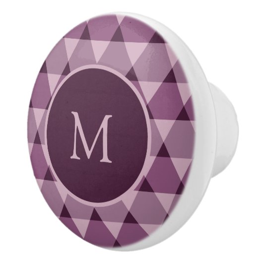 Dreiecke Muster Keramikknauf (Rechts)