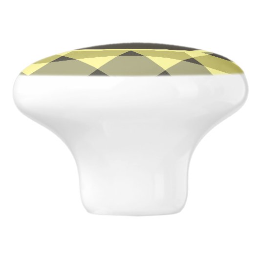 Dreiecke Muster Keramikknauf (Seitenansicht)