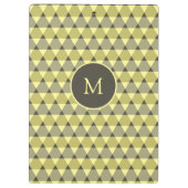 Dreiecke Muster Klemmbrett (Rückseite)