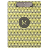 Dreiecke Muster Klemmbrett (Vorderseite)