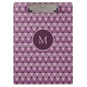 Dreiecke Muster Klemmbrett (Vorderseite)