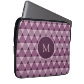 Dreiecke Muster Laptopschutzhülle (Vorne Rechts)