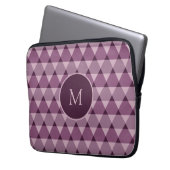 Dreiecke Muster Laptopschutzhülle (Vorderseite Links)