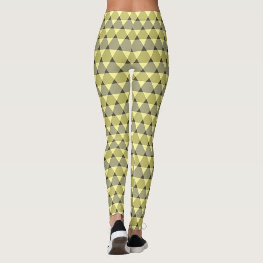 Dreiecke Muster Leggings (Rückseite)