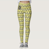 Dreiecke Muster Leggings (Vorderseite)