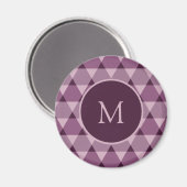Dreiecke Muster Magnet (Vorderseite/Rückseite)
