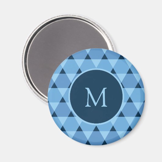 Dreiecke Muster Magnet (Vorderseite/Rückseite)