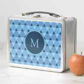 Dreiecke Muster Metall Brotdose (Beispiel)