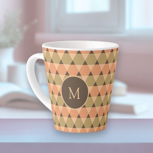 Dreiecke Muster Milchtasse