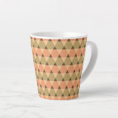 Dreiecke Muster Milchtasse (Rechte Ecke)