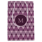 Dreiecke Muster Mittlere Geschenktüte (Vorderseite)