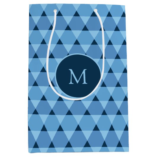 Dreiecke Muster Mittlere Geschenktüte (Vorderseite)