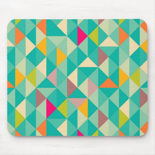 Dreiecke Muster Mousepad (Vorne)
