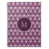 Dreiecke Muster Notizblock (Vorderseite)