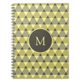 Dreiecke Muster Notizblock (Vorderseite)