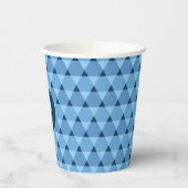 Dreiecke Muster Papier-Cup Pappbecher (Links)