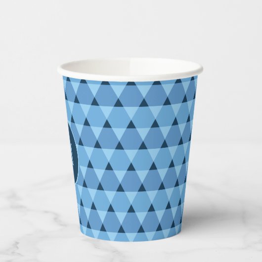 Dreiecke Muster Papier-Cup Pappbecher (Links)