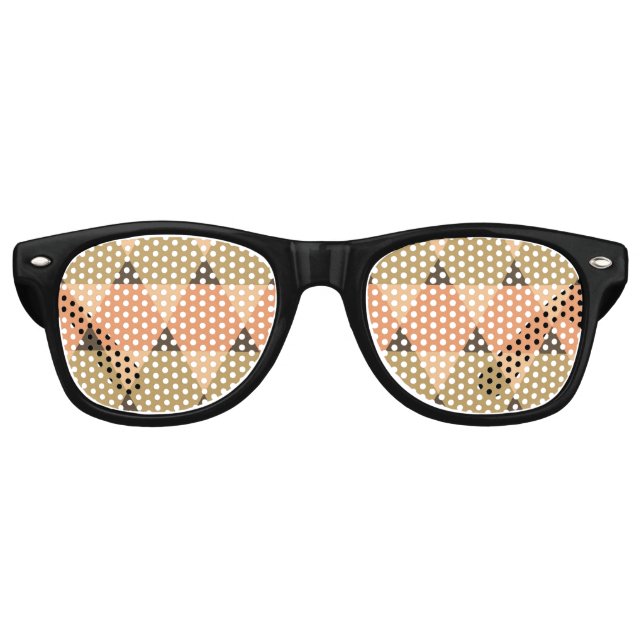 Dreiecke Muster Partybrille (Vorderseite)