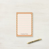 Dreiecke Muster Post-it Klebezettel (Auf Schreibtisch)