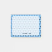 Dreiecke Muster Post-it Klebezettel (Vorderseite)