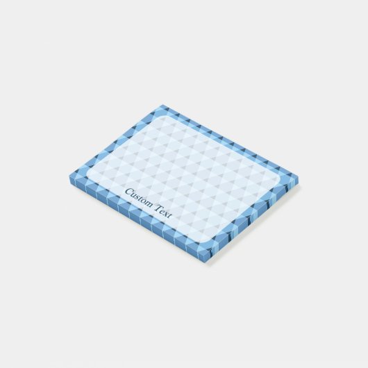 Dreiecke Muster Post-it Klebezettel (angewinkelt)