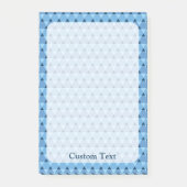 Dreiecke Muster Post-it Klebezettel (Vorderseite)