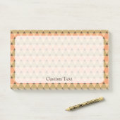 Dreiecke Muster Post-it Klebezettel (Auf Schreibtisch)