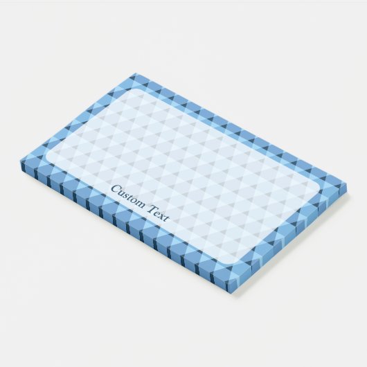 Dreiecke Muster Post-it Klebezettel (angewinkelt)