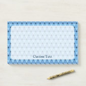 Dreiecke Muster Post-it Klebezettel (Auf Schreibtisch)