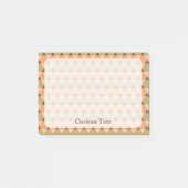 Dreiecke Muster Post-it Klebezettel (Vorderseite)