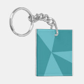 Dreiecke Muster Schlüsselanhänger (Vorderseite links)