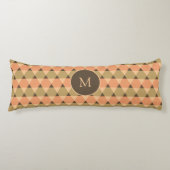 Dreiecke Muster Seitenschläferkissen (Vorderseite)
