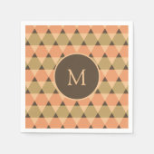 Dreiecke Muster Serviette (Vorderseite)