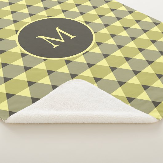 Dreiecke Muster Sherpadecke (3/4)