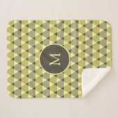 Dreiecke Muster Sherpadecke (Vorderseite (Horizontal))