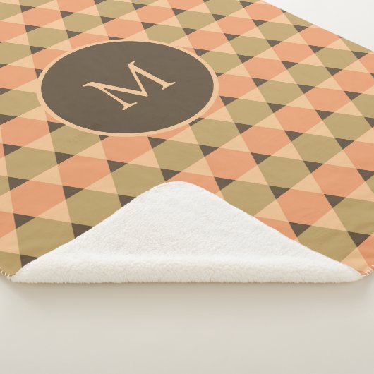 Dreiecke Muster Sherpadecke (3/4)