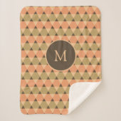 Dreiecke Muster Sherpadecke (Vorderseite)