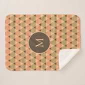 Dreiecke Muster Sherpadecke (Vorderseite (Horizontal))