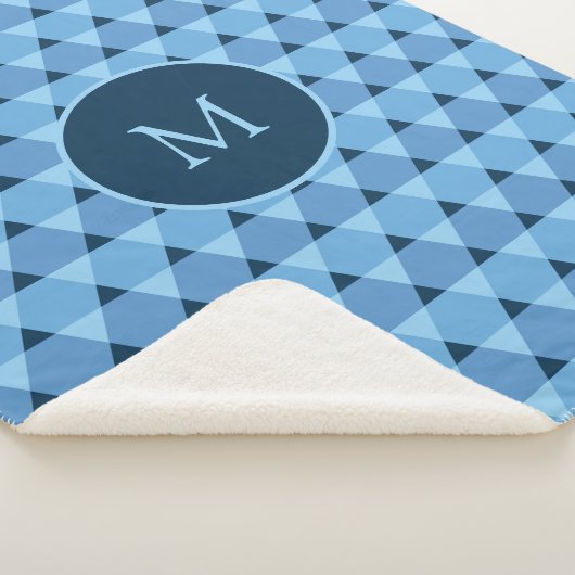 Dreiecke Muster Sherpadecke (3/4)