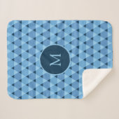 Dreiecke Muster Sherpadecke (Vorderseite (Horizontal))