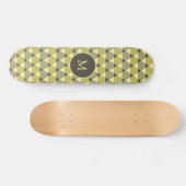 Dreiecke Muster Skateboard (Horizontal)