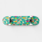 Dreiecke Muster Skateboard (Horizontal)