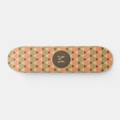 Dreiecke Muster Skateboard (Horizontal)