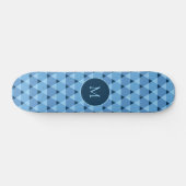 Dreiecke Muster Skateboard (Horizontal)