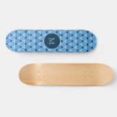 Dreiecke Muster Skateboard (Horizontal)