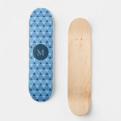 Dreiecke Muster Skateboard (Vorderseite)