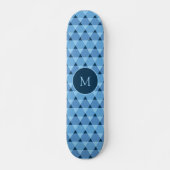 Dreiecke Muster Skateboard (Vorne)