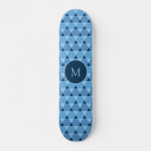 Dreiecke Muster Skateboard (Vorne)