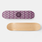 Dreiecke Muster Skateboard (Horizontal)