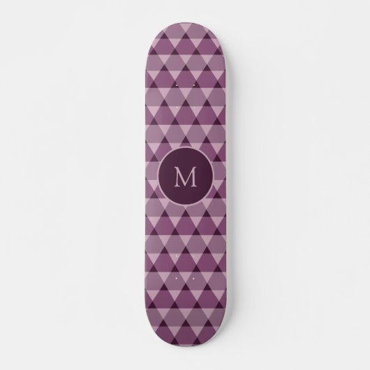 Dreiecke Muster Skateboard (Vorne)